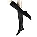 Produktbild FALKE Damen Kniestrumpf Cotton Touch 3er Pack, Größe:39-42;Farbe:Black (3009)