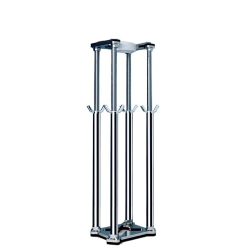 AZQOHMIS Patas Ajustables de Acero Inoxidable para Lavabo Bajo Encimera, Sin Taladros, Telescópicas, para Cocina, Baño (Altura : 18-28 CM)