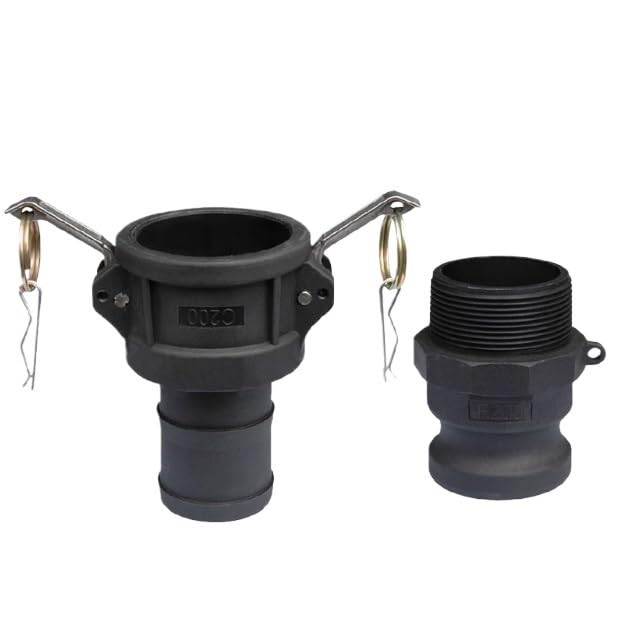 Raccord Camlock PP 2 pouces plastique DN50 embout cannelé barbe pour pompe à eau