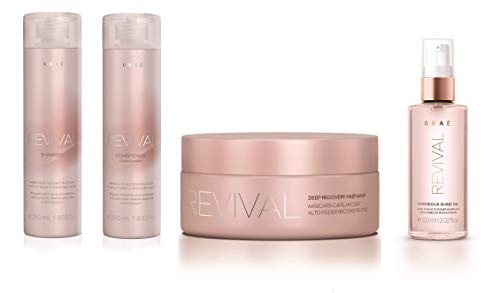 Braé Kit Revival Shampoo, Condicionador, Mascara E óleo Braé Kit Revival Shampoo, Condicionador, Mascara E óleo