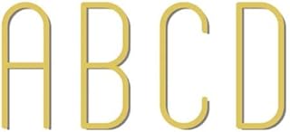 Door Numbers,Address Numbers Sign,Brass Digital Letter,7cm Golden Letters A to Z House Number Door Sign,DIY Wall Decoration of Home Hotel Room,Metal Numbers,1pcs(Color:Letter X) (Color : Letter N)