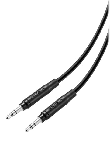 Cable de audio estéreo Jack 3.5mm 6 ft negro miniatura 1