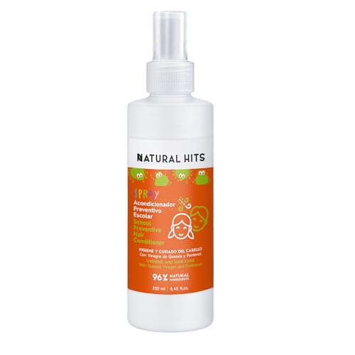 NATURAL HITS - Spray Acondicionador Antipiojos Preventivo con...