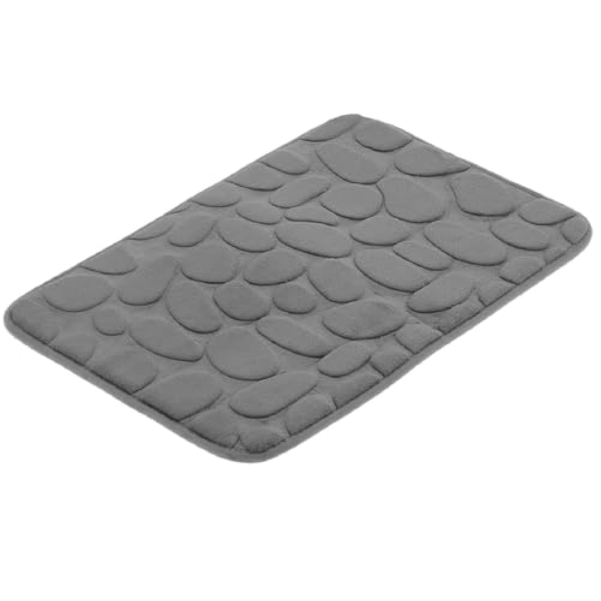 Cobblestone Bathroom Rectangular Rugs - Super Water Absorbent