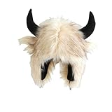 Women Men Plush Hat Warm Soft Bucket Hat Adjustable Winter Spring Fischerhut Größe 63 (Beige, M)