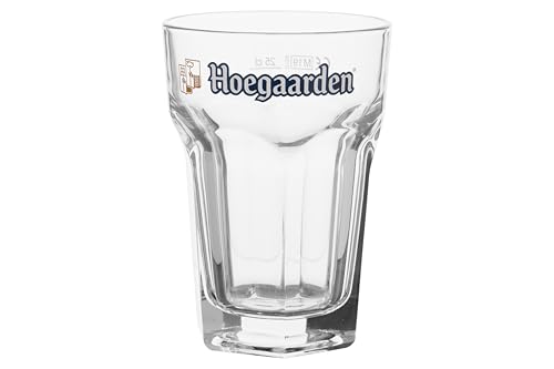 Belgian Beer Glasses HOEGAARDEN Original - Set di 6 bicchieri da birra Hoegaarden, 25 cl