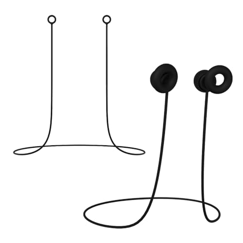 2 PCS Ear Plugs Lanyard Silicone Soft Earplugs Connector Cord Tug-Resistant Earplugs Strap for Earplugs with Removable Tips Preventing Earplugs from Falling