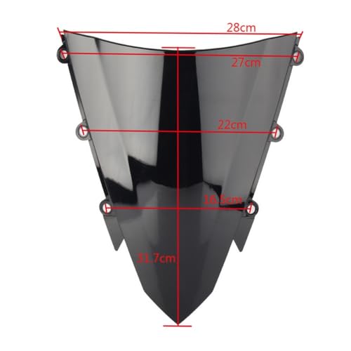 Pare-brise double bulle CBR500R déviation vent 2016-2018