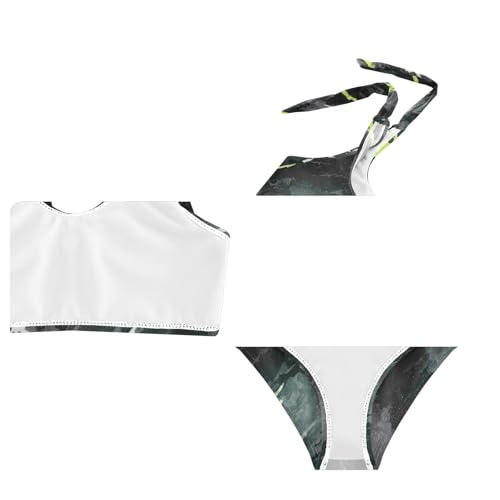 Image of Boccsty Summer Girls Swimsuits Kids Bikini Sets 2 Pcs Bathing Suit for 3T-12T