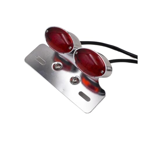 Feu arrière frein moto universel LED clignotant direction support plaque immatriculation ZHANGTONG