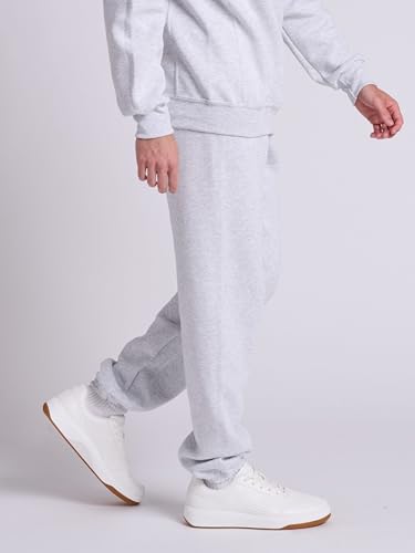 Image of Russell Athletic Men's Dri Power Fleece Elastic Bottom Sweatpants, Relaxed Fit, Moisture Wicking, with or Without Pockets
