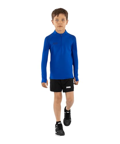 Sudadera JAKO Light Flow azul royal para niños talla 152 con cremallera 3