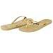 Ed Hardy Women's Capistrano Flip Flop Sandal - Gold - 8