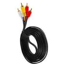 3M Audio Video Cable Male to Male Cable for Tv DVD Vcd and Connections Head Design for Versatile Use for Easy Device Placement