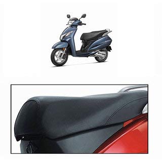 GHS Leather Seat Cover Suitable for Activa 125 BS6 (Black)