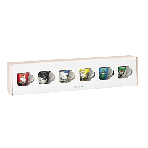 Arabia Set de 6 Tazas de Porcelana miniatura 4