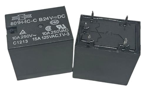 Relais 801H-1C-S 5VDC à 5 broches pour circuits imprimés et projets électroniques