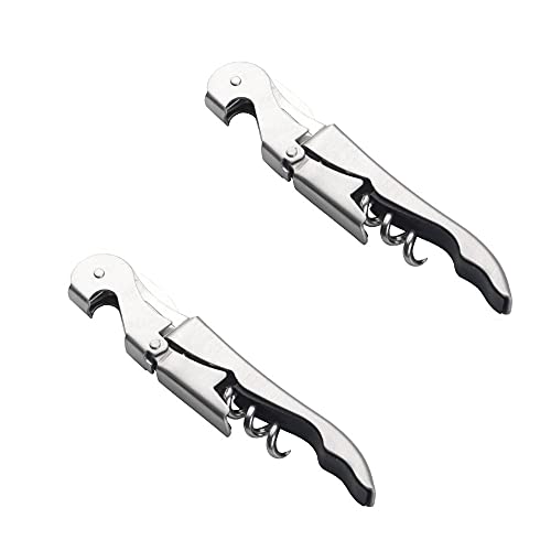 TUPMFG Edelstahl Kellnermesser Silber 3-in-1 Set