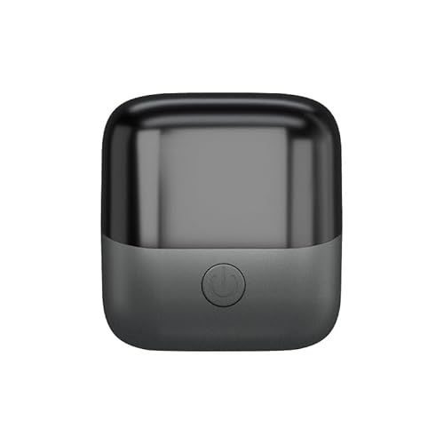 Mini rasoio elettrico da uomo da viaggio portatile da uomo con doppia lama, rasoio elettrico da uomo, lavabile a umido e a secco, rasoio elettrico portatile USB Type C ricaricabile