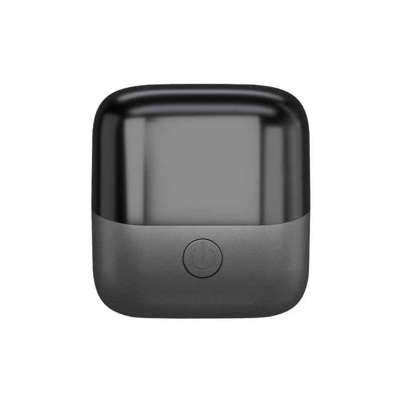 Layhou Portable Electric Shaver Men's Razor Double Blade Beard Trimmer Dual Ring Floating Blade Net Self-sharpening Stainless Steel Washable Head 2 Speed Adjustable Type-C Rechargeable