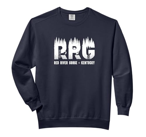 Cool Red River Gorge Kentucky Outdoors Rock Climbing Hiking Comfort Colors Adult Sweatshirt