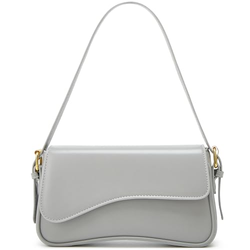Image of Amszke Shoulder Bag for Women Y2K Crossbody Purse PU Leather Underarm Handbag 2 Adjustable Strap for Daily Commute Travel
