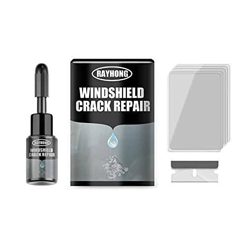 Kit de reparo de rachaduras para para-brisa de carro fácil de usar, kit de reparo profissional de vi