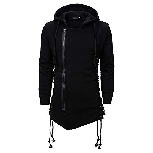 SFYZY Sudaderas con Capucha para Hombre, Ligeras, Ionformales, con Cremallera Completa - Larga y Ligera de Manga Larga Sudadera Assassin