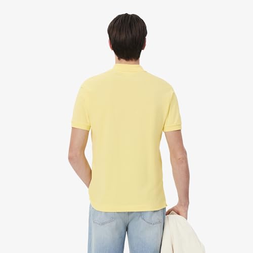 Image of Lacoste Original L.12.12 Petit Pique Cotton Polo Shirt Yellow