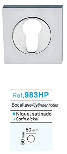 Bec verseur carré nickelé satiné 983HP Cover