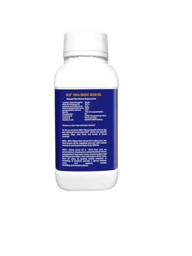 Image of Rex Wheat Germ Oil 250 ml | Vitamin E & Omega 3,6 | Pet Skin & Coat Care
