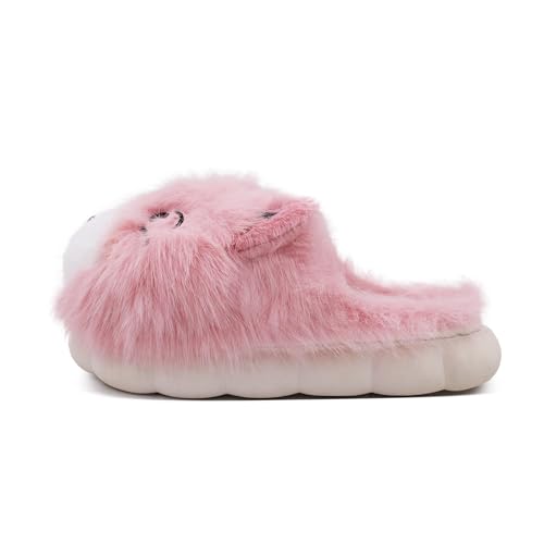 Image of VRITRAZ Soft Comfy Fur Indoor Outdoor Soft Bottom Fur | Anti Skid | Lightweight Winter Slipper, Warm House Chappal