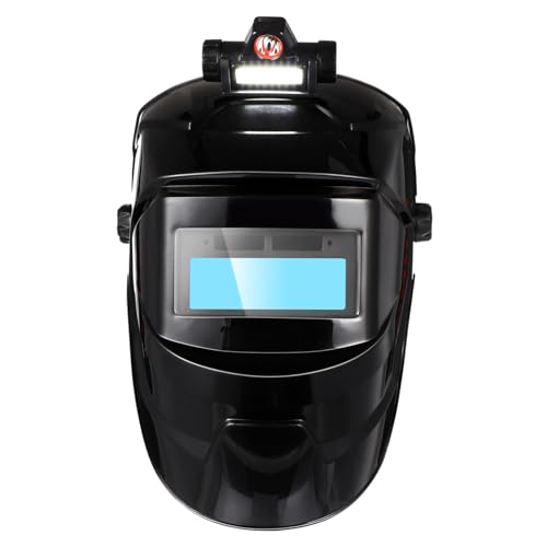 Alipis True Safety Helmet Hood Padding Auto Dimming Lenses Darkening Glasses Headlamps