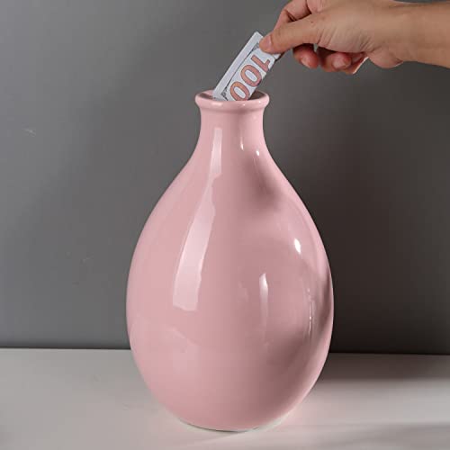 Pig World Large Piggy Bank For Adults Must Break To Open,Piggy Bank For Boys,Kids Piggy Bank For Girls,Ceramic Coin Jar,Alcancias De Dinero Para Adultos Niños,Money Safe For Cash Saving,Money Bank #TOP7