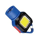 Torcia tascabile - ABS, 2,4 pollici, attrezzatura di sopravvivenza SOS portatile e leggera, luce LED | Proiettore portachiavi, torcia ricaricabile di tipo C, mini lampada di salvataggio per escursioni