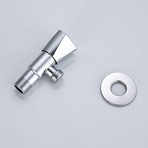 Vanne triangle G1/2 en acier inoxydable pour raccordement de chauffe-eau - 6