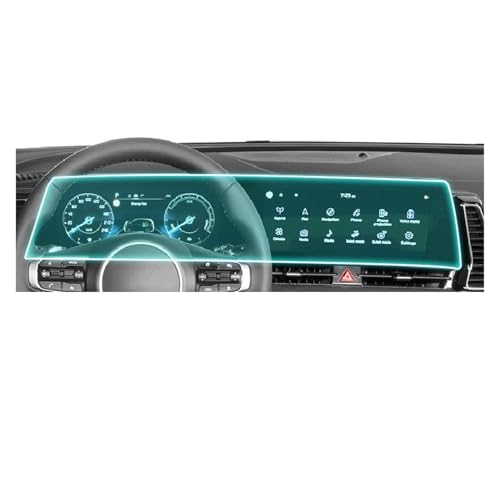 Film LCD Kia Sportage NQ5 protection écran navigation TPU Style E 353mm