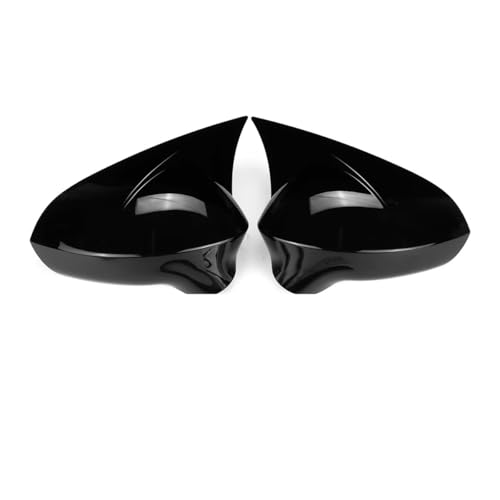 Coques rétroviseur voiture noir brillant pour Leon MK2 et Ibiza MK4