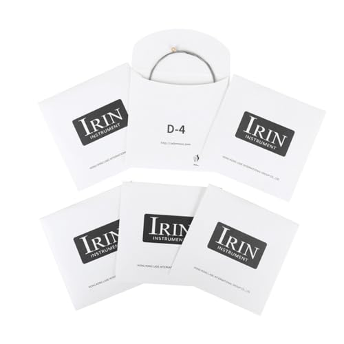 FAVOMOTO Stable Material Guitar Strings 6 Pack Replacement Strings for Electric Acoustic Guitars Rich Resonance