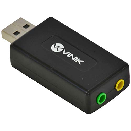 ADAPTADOR PLACA DE SOM USB 7.1 CANAIS VIRTUAL AUSB71 - VINIK