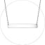 E. 5mm Horizontal Bar|Silver