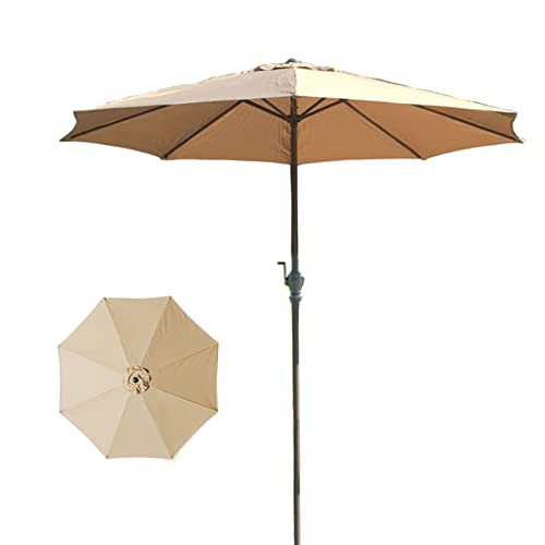 Dosel de mesa para terraza y paraguas a prueba de viento para comidas en el jardín