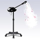 LKT COBTAC Face Steamer Professional,Steamer for Facial on Wheels,Ozone Face Steamer for Deep Facial Cleansing