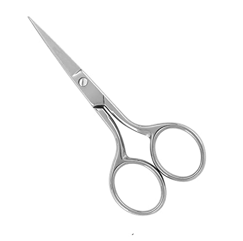 QUIQSHIPP Grooming Scissor Small for Men & Women | Multipurpose Scissor Ideal for Men for Moustache, Beard, Ear and Nose Hair Trimming | Suitable for Women for Eyelashes and Eyebrow Trimming - Image 2
