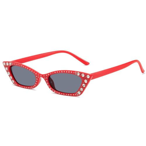 Lunettes de soleil œil de chat en diamant et strass MUTYNE monture luxe pour dame