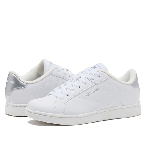 Reebok Shadoray Casual Womens Shoes for Tennis or Walking, White/Metallic Silver, 9 - image 6