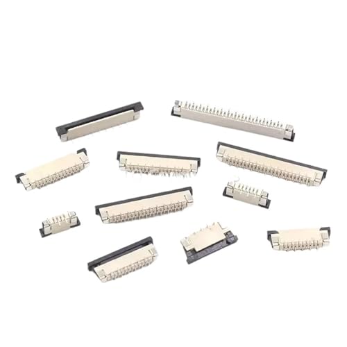 Conector FPC de 7 pines vertical con paso de 0,5 mm para circuito plano, 10 unidades