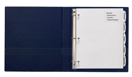 Intercalaires imprimables Avery Big Tab avec onglets faciles à décoller - 6