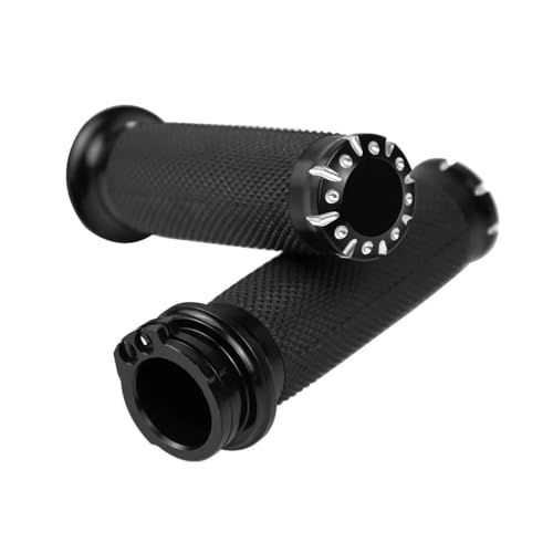 Poignée moto guidon 25mm CNC noire pour Sportster 883 1200 et Road King custom