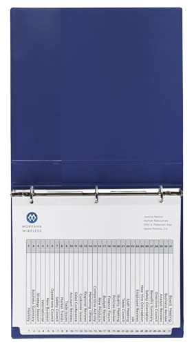 Avery Ready Index Table of Contents Dividers, 12-Tab, January - December, 1 Set (11127), Multi Color image 8